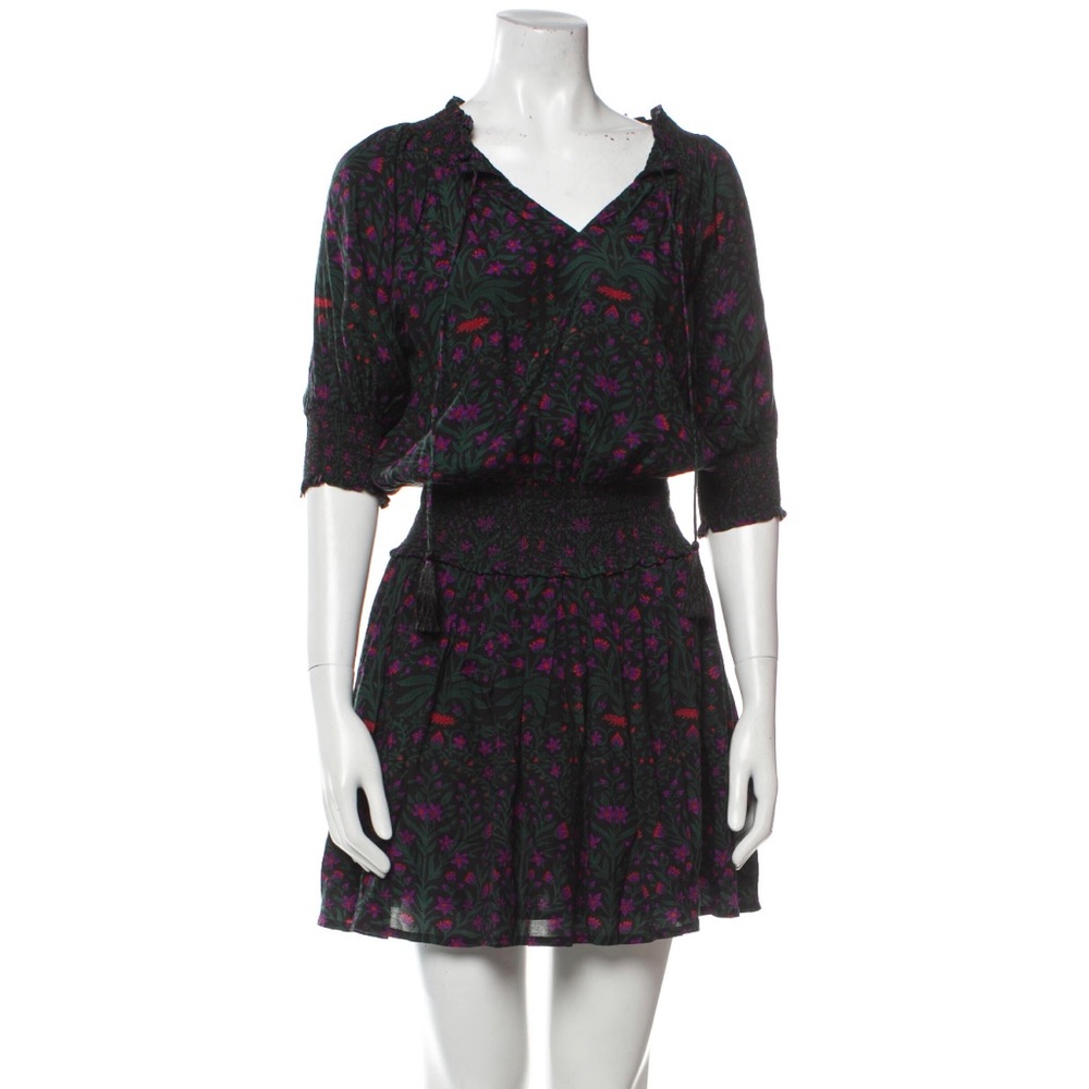 Roller Rabbit Floral Print Mini Dress XS